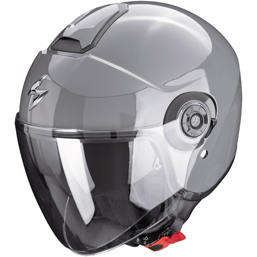 Scorpion Exo-City Ii Solid Cement Grey Jet Helm XS
